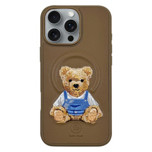 Obrazek Etui Zuck Bear EVERLEY MAGSAFE IPHONE 16 PRO MAX, CHAMPAIGN GOLD