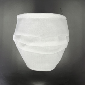 Obrazek Maseczka laminat filtracyjny medyczny kolor naturalny - ciemno biały