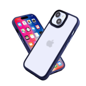 Obrazek MX RIBBED CAM IPHONE 15 PLUS (6.7) DARK BLUE / GRANATOWY