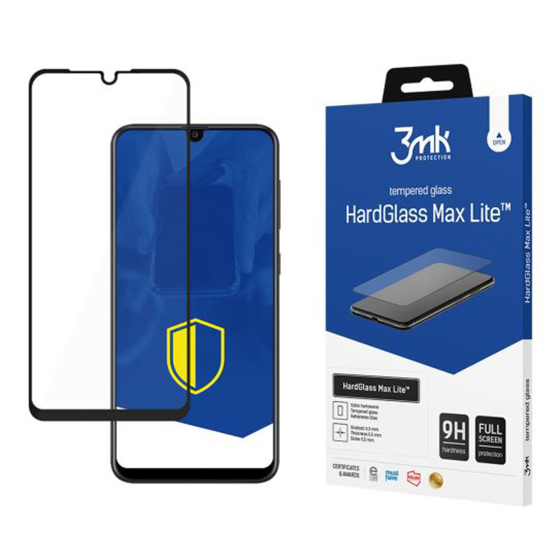 Obrazek 3mk HardGlass Max Lite Samsung Galaxy A10s czarna ramka