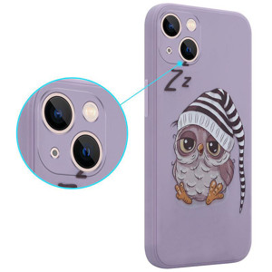Obrazek MX OWL SLEEPY SAMSUNG A72 4G/5G PURPLE / FIOLETOWY