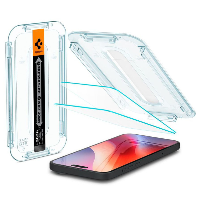 Obrazek SPIGEN GLAS.TR EZ FIT IPHONE 15/16 CLEAR