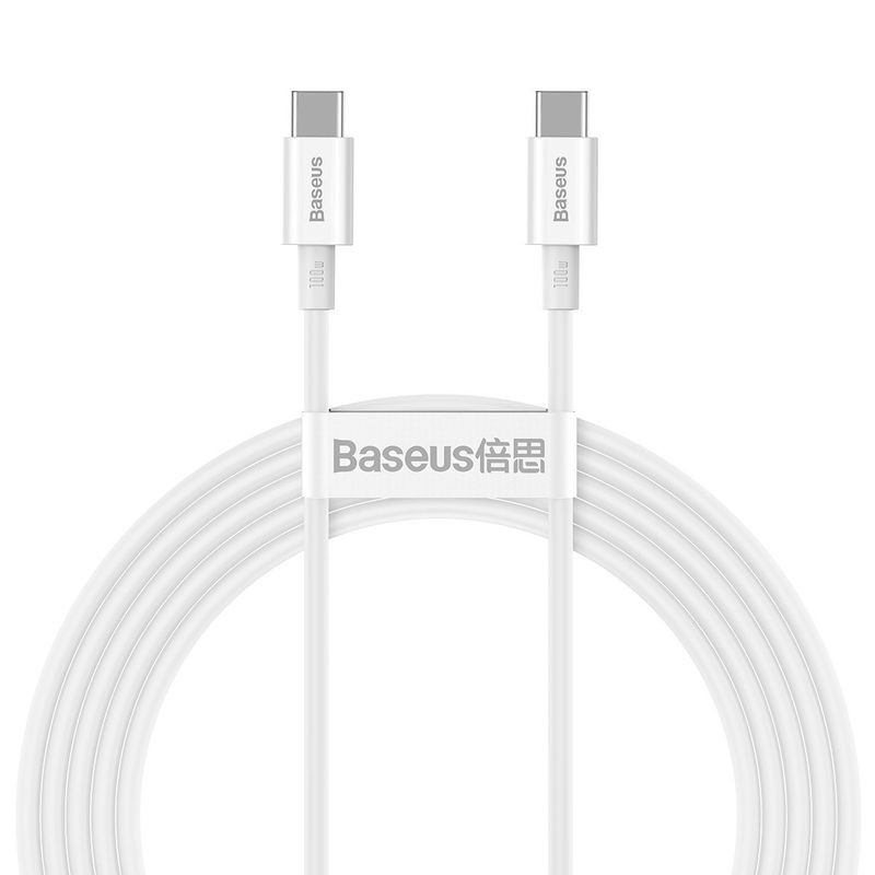 Obrazek KABEL BASEUS SUPERIOR USB-C/USB-C 100W 2M