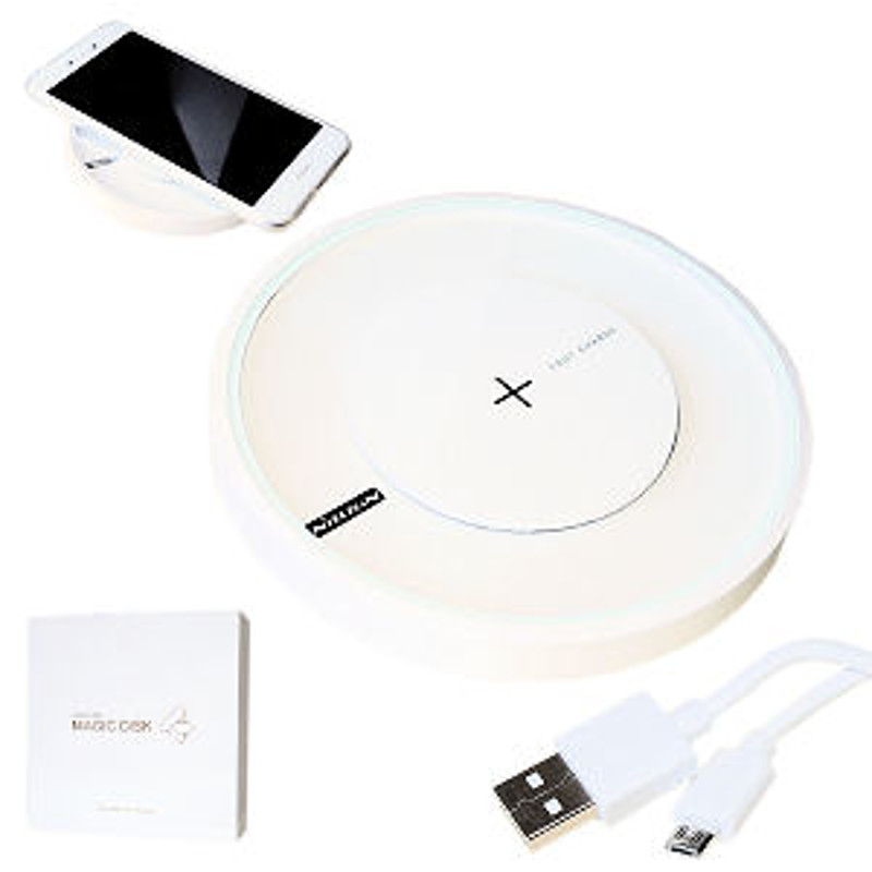 Obrazek NILLKIN MAGIC DISK IV BIAŁY ładowarka bezprzewodowa fast charge