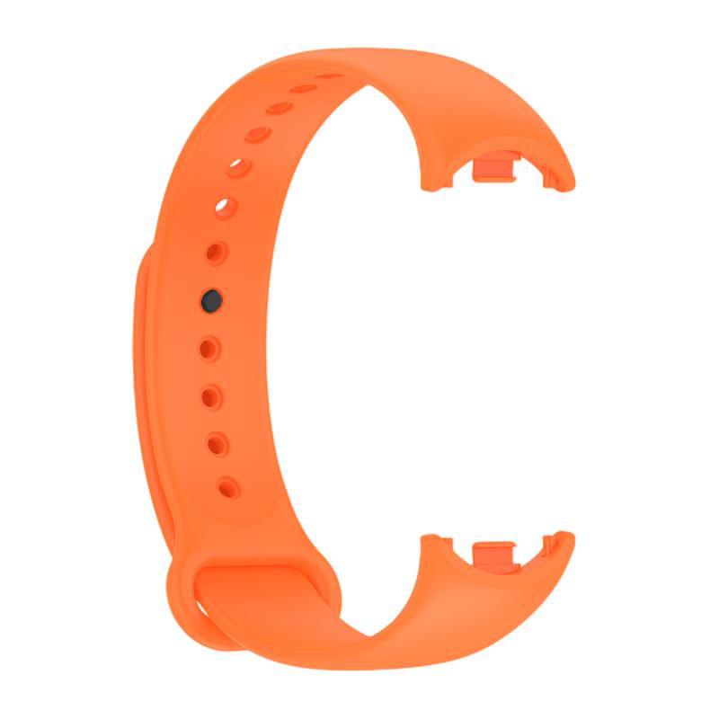 Obrazek Pasek Silikonowy Mi Band 10 / M10 / 9 / M9 / 8 / M8 (3), ORANGE / POMARAŃCZOWY