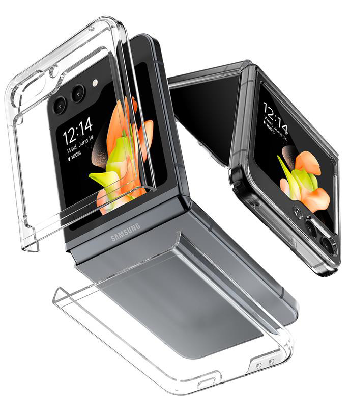Obrazek Mercury Hard PC Case Samsung Z Flip6 / Z FLIP7 FE, CLEAR / PRZEŹROCZYSTY