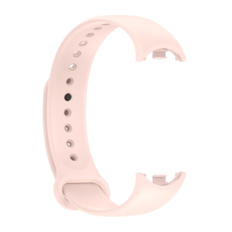 Obrazek Pasek Silikonowy Mi Band 10 / M10 / 9 / M9 / 8 / M8 (1), LIGHT PINK / PUDROWY RÓŻ