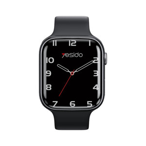 Obrazek Yesido IO23 Smartwatch BT5.0 +NFC 200mAh IPX4 (w zestawie 2 paski) BLACK / CZARNY