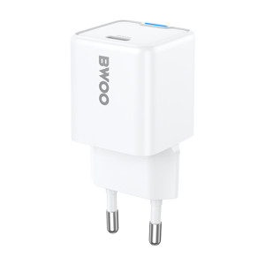 Obrazek BWOO ładowarka sieciowa PD GaN USB-C 30W biała
