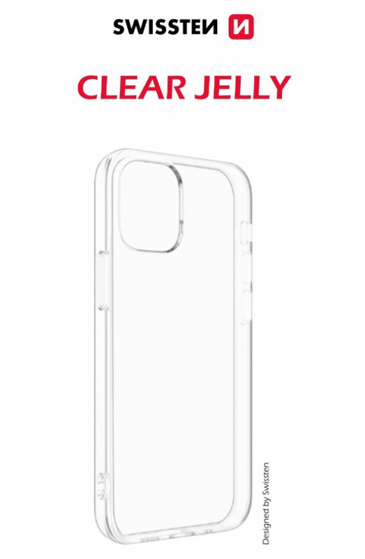 Obrazek SWISSTEN CLEAR JELLY CASE IPHONE 16 PLUS