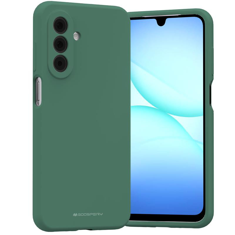 Obrazek Mercury Silicone Case Samsung A17 GREEN / ZIELONY