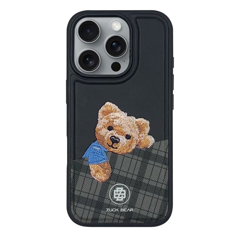 Obrazek ETUI ZUCK BEAR DARREN IPHONE 16 BLACK / CZARNY