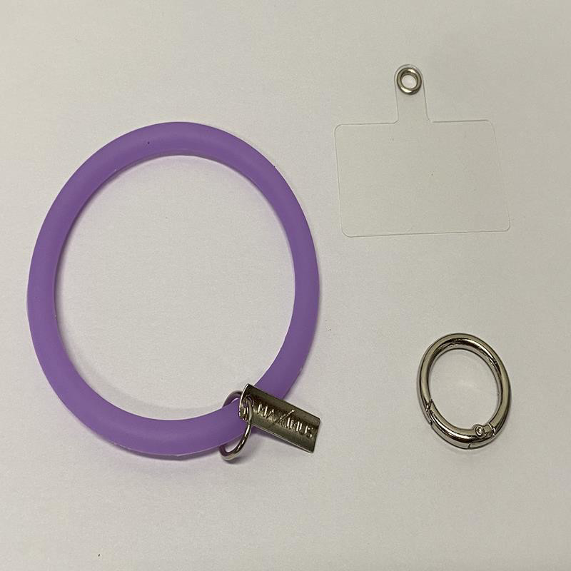 Obrazek SILIKONOWA ZAWIESZKA MX DO TELEFONU / UCHWYT, PURPLE / FIOLETOWY