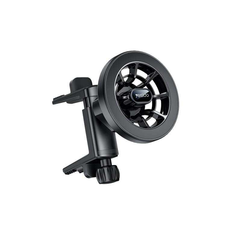 Obrazek Yesido magnetyczny Uchwyt Samochodowy C221 do Kratki, MagSafe, BLACK / CZARNY