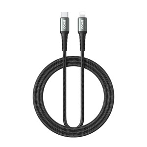 Obrazek BWOO kabel Pleciony USB-C - Lightning 3m 30W czarny