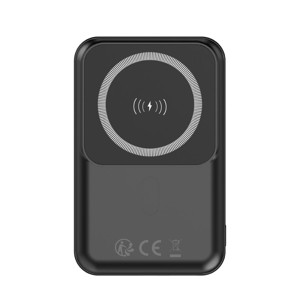 Obrazek Forever power bank bezprzewodowy MATB-100 PD QC 22.5W 10000 mAh czarny ma