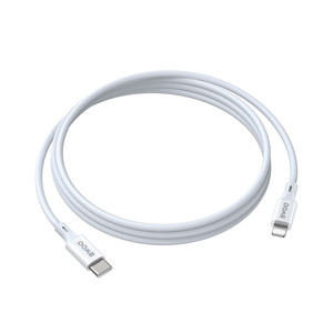 Obrazek BWOO kabel USB-C - Lightning 1m 27W ABS + TPE X283 C-L biały