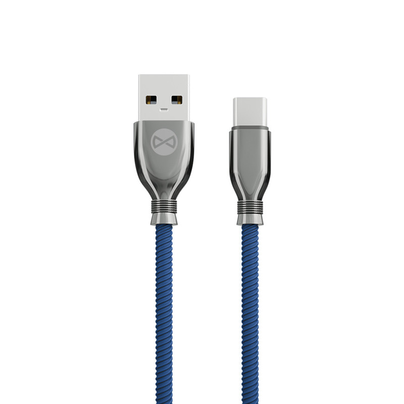 Obrazek Forever kabel Tornado USB - USB-C 1,0 m 3A granatowy
