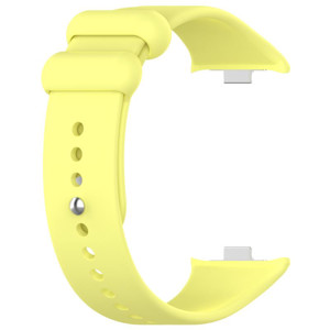 Obrazek Pasek Silikonowy Mi Band 8 Pro / 9 Pro (6), YELLOW / ŻÓŁTY