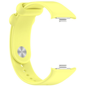 Obrazek Pasek Silikonowy Mi Band 8 Pro / 9 Pro (6), YELLOW / ŻÓŁTY