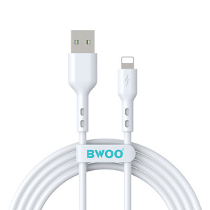 Obrazek BWOO kabel USB - Lightning 2m 3A biały