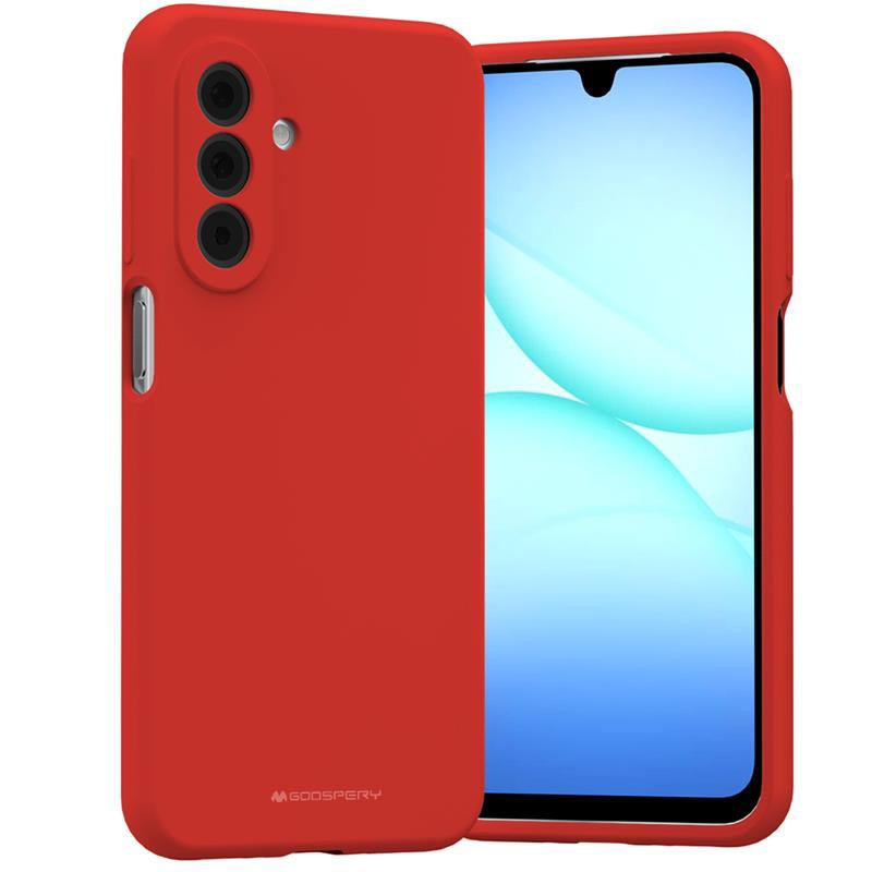 Obrazek Mercury Silicone Case Samsung A17 RED / CZERWONY