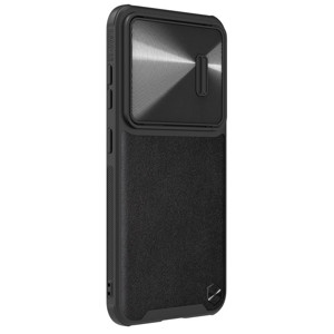 Obrazek NILLKIN CAMSHIELD LEATHER S SAMSUNG S23+ BLACK / CZARNY