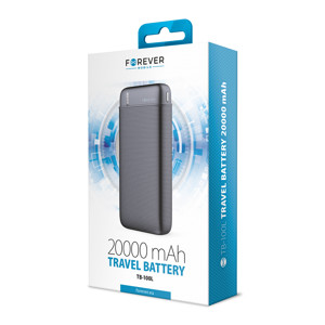 Obrazek Forever power bank TB-100L 20000 mAh czarny