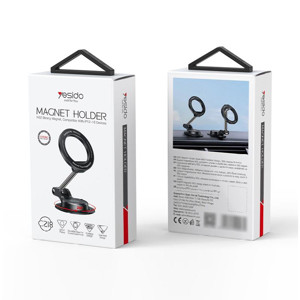 Obrazek Yesido magnetyczny Uchwyt Samochodowy C218 MagSafe, BLACk / CZARNY