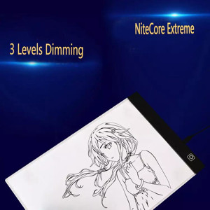 Obrazek BAZA LED DO PRZERYSOWYWANIA A4 3 POZIOMY PODŚWIETLENIA