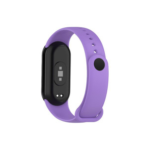 Obrazek Pasek Silikonowy Mi Band 10 / M10 / 9 / M9 / 8 / M8 (4), PURPLE / FIOLETOWY
