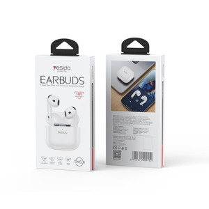 Obrazek Yesido Słuchawki TWS31 Bluetooth 5.4 300mAh, WHITE / BIAŁY