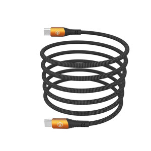 Obrazek Kabel Hammer USB-C - USB-C 5A 100W 1m (482Mbp/s), BLACK / CZARNY