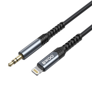 Obrazek BWOO kabel AUX 3.5mm - Lightning BO-AUX068 czarny