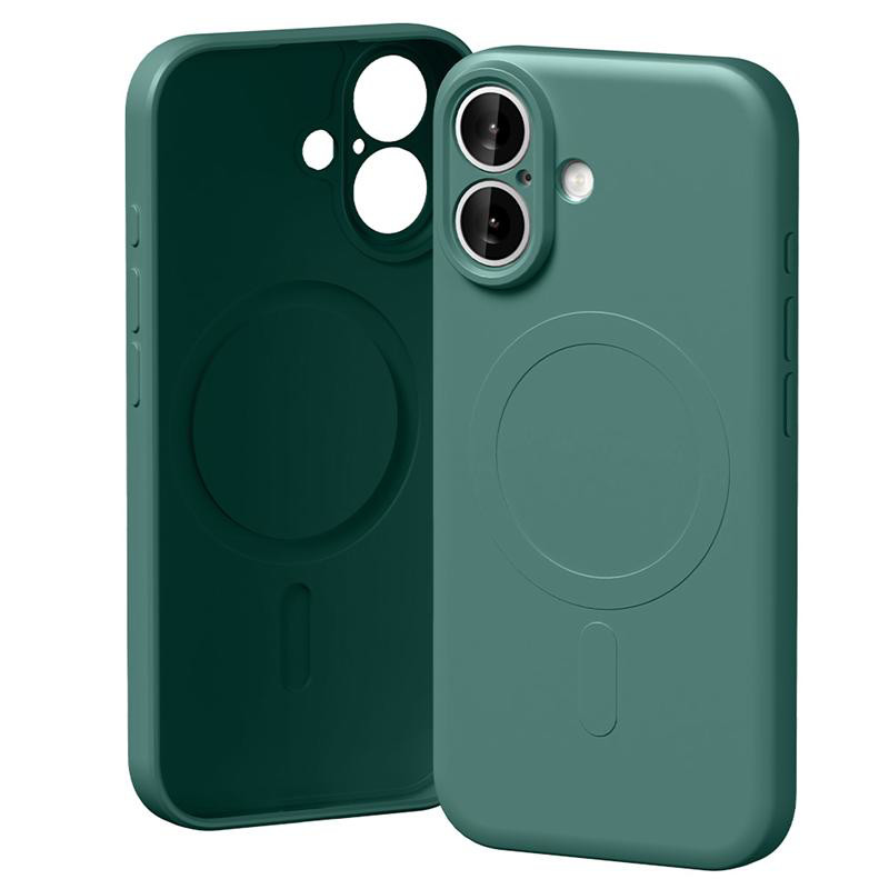 Obrazek Mercury Semi-Silicon MagSafe iPhone 17 (6.1), GREEN / ZIELONY