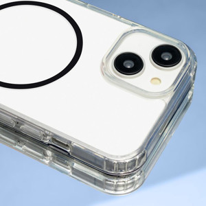 Obrazek Etui Anti Shock Thin Mag do iPhone 17 Air 6.6, BLACK / CZARNY