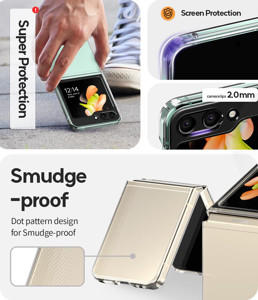 Obrazek Mercury Hard PC Case Samsung Z Flip6 / Z FLIP7 FE, CLEAR / PRZEŹROCZYSTY