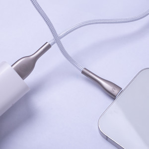 Obrazek Forever kabel Sleek USB - Lightning 1,0 m 2,4A biały