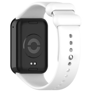Obrazek Pasek Silikonowy Mi Band 8 Pro / 9 Pro (12), WHITE / BIAŁY