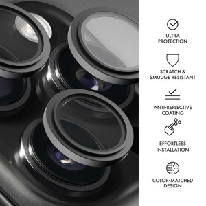 Obrazek HAMMER GLASS LENS IPHONE 14 PRO/14 PRO MAX BLACK