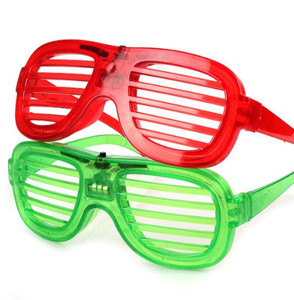 Obrazek ŚWIECĄCE OKULARY LED RED / CZERWONY
