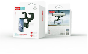 Obrazek XO UCHWYT SAMOCHODOWY C70 NA WSTECZNE LUSTERKO CZARNE/BLACK