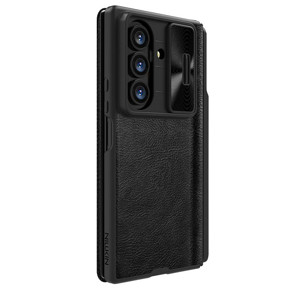Obrazek Nillkin Qin Pro Leather Case Samsung GALAXY Z FOLD7, BLACK / CZARNY
