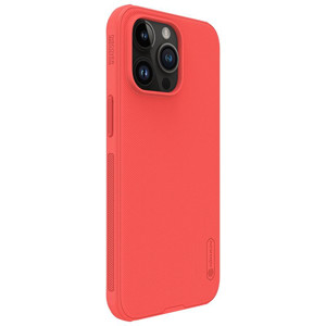 Obrazek NILLKIN super frosted shield PRO IPHONE 15 PRO MAX (6,7) RED / CZERWONY