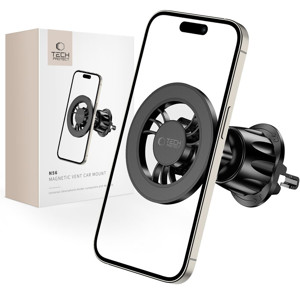 Obrazek TECH-PROTECT uchwyt samochodowy N56 MAGSAFE DO KRATKI BLACK