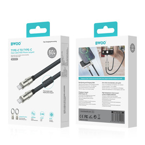 Obrazek BWOO kabel Smycz USB-C - Lightning 0,3m 27W zawieszka