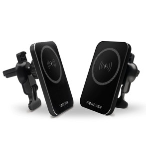 Obrazek Forever uchwyt samochodowy do kratki MACH-100 magnetyczny z ładowaniem bezprz