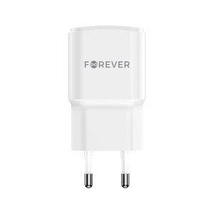 Obrazek Forever ładowarka sieciowa PD QC TC-01-20AC 1x USB-C 1x USB 20W biała