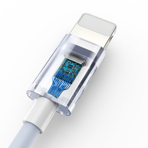 Obrazek BWOO słuchawki BO-HF10 Wired Earphone lightning stereo białe