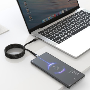 Obrazek KABEL SWISSTEN MAGNETIC USB-C/Lightning SAMOZWIJAJĄCY 1M